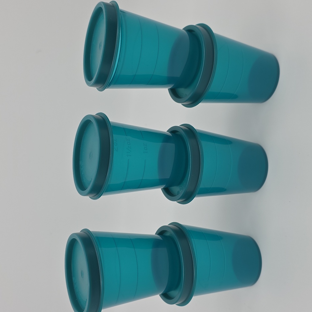 Tupperware  Tupper Mini's set of 6 TEAL New